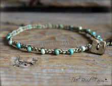 Load image into Gallery viewer, Handmade Crocheted Bead Anklet - Beach Anklet - The Bead Farm
