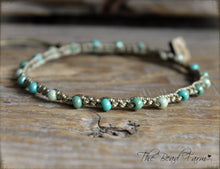 Load image into Gallery viewer, Handmade Crocheted Bead Anklet - Beach Anklet - The Bead Farm