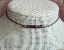 Load image into Gallery viewer, Cutie Picasso Leather Bracelet - Red