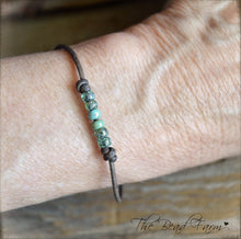 Load image into Gallery viewer, Cutie Picasso Leather Bracelet - Turquoise Blend