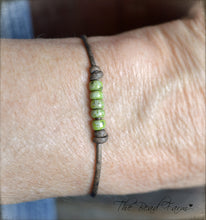 Load image into Gallery viewer, Cutie Picasso Collection - Chartreuse Picasso Beads - The Bead Farm