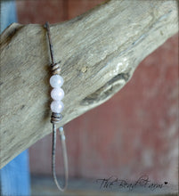 Load image into Gallery viewer, Leather Choker with Natural Stones - Boho Style Choker Necklace for Women - The Bead Farm