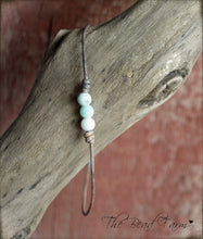 Load image into Gallery viewer, Leather Anklet with Natural Stones - Boho Style Anklet for Women - The Bead Farm