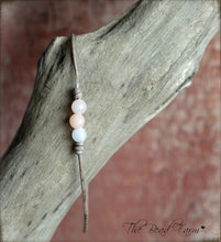 Load image into Gallery viewer, Leather Anklet With Natural Stones- Boho Style Anklet for Women - The Bead Farm