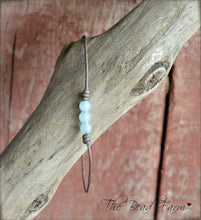 Load image into Gallery viewer, Leather Anklet with Natural Stones - Boho Style Anklet for Women - The Bead Farm