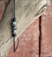 Load image into Gallery viewer, Leather Anklet with Natural Stones - Boho Style Anklet for Women - The Bead Farm