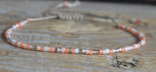 Load image into Gallery viewer, Handmade Dainty Adjustable Yoga Style String Bracelet -or- Anklet