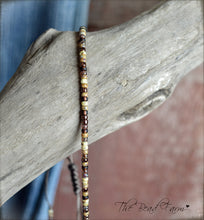 Load image into Gallery viewer, Handmade Dainty Adjustable Yoga Style String Bracelet -or- Anklet