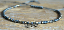 Load image into Gallery viewer, Handmade Dainty Adjustable Yoga Style String Bracelet -or- Anklet