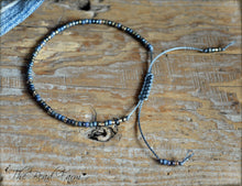 Load image into Gallery viewer, Handmade Dainty Adjustable Yoga Style String Bracelet -or- Anklet