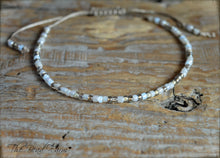 Load image into Gallery viewer, Handmade Dainty Adjustable Yoga Style String Bracelet -or- Anklet