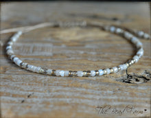 Load image into Gallery viewer, Handmade Dainty Adjustable Yoga Style String Bracelet -or- Anklet