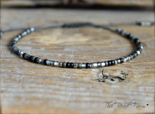Load image into Gallery viewer, Handmade Dainty Adjustable Yoga Style String Bracelet -or- Anklet