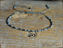 Load image into Gallery viewer, Handmade Dainty Adjustable Yoga Style String Bracelet -or- Anklet