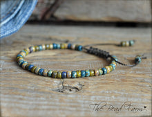Load image into Gallery viewer, Picasso Seed Bead Bracelet- Adjustable Yoga Bracelet- The Bead Farm