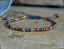 Load image into Gallery viewer, Seed Bead Bracelet- Adjustable Yoga Bracelet- The Bead Farm