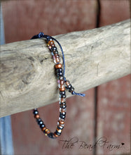 Load image into Gallery viewer, Seed Bead Bracelet- Adjustable Yoga Bracelet- The Bead Farm