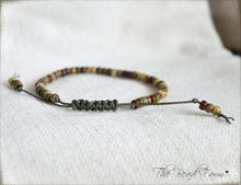 Load image into Gallery viewer, Picasso Seed Bead Bracelet- Adjustable Yoga Bracelet- The Bead Farm