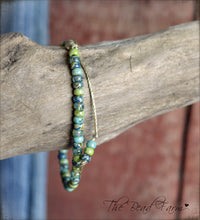 Load image into Gallery viewer, Picasso Seed Bead Bracelet- Adjustable Yoga Bracelet- The Bead Farm