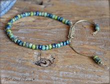 Load image into Gallery viewer, Picasso Seed Bead Bracelet- Adjustable Yoga Bracelet- The Bead Farm