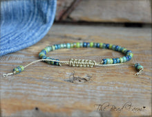 Load image into Gallery viewer, Picasso Seed Bead Bracelet- Adjustable Yoga Bracelet- The Bead Farm