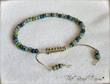 Load image into Gallery viewer, Picasso Seed Bead Bracelet- Adjustable Yoga Bracelet- The Bead Farm