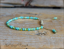Load image into Gallery viewer, Seed Bead Bracelet- Adjustable Yoga Bracelet- The Bead Farm