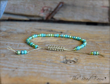 Load image into Gallery viewer, Seed Bead Bracelet- Adjustable Yoga Bracelet- The Bead Farm