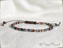 Load image into Gallery viewer, Seed Bead Bracelet- Adjustable Yoga Bracelet- The Bead Farm