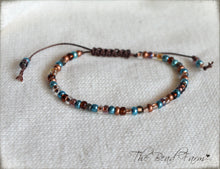 Load image into Gallery viewer, Seed Bead Bracelet- Adjustable Yoga Bracelet- The Bead Farm