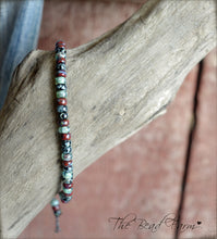 Load image into Gallery viewer, Picasso Seed Bead Bracelet- Adjustable Yoga Bracelet- The Bead Farm