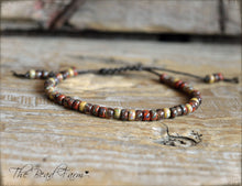 Load image into Gallery viewer, Picasso Seed Bead Bracelet- Adjustable Yoga Bracelet- The Bead Farm