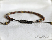 Load image into Gallery viewer, Picasso Seed Bead Bracelet- Adjustable Yoga Bracelet- The Bead Farm