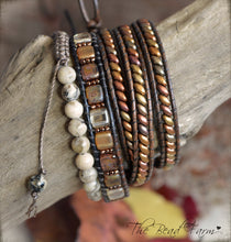 Load image into Gallery viewer, Gemstone Bracelet- Adjustable Yoga Bracelet- The Bead Farm