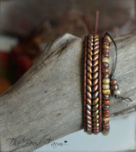 Load image into Gallery viewer, Picasso Seed Bead Bracelet- Adjustable Yoga Bracelet- The Bead Farm