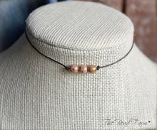 Load image into Gallery viewer, Boho Hippie Choker Necklace - String Choker with Czech Beads - The Bead Farm
