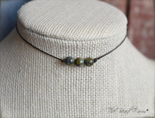 Load image into Gallery viewer, Boho Hippie Choker Necklace - String Choker with Czech Beads - The Bead Farm