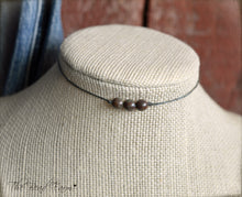 Load image into Gallery viewer, Boho Hippie Choker Necklace - String Choker with Czech Beads - The Bead Farm