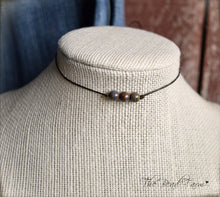 Load image into Gallery viewer, Boho Hippie Choker Necklace - String Choker with Czech Beads - The Bead Farm