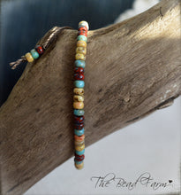 Load image into Gallery viewer, Picasso Seed Bead Bracelet- Adjustable Yoga Bracelet- The Bead Farm