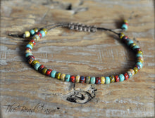 Load image into Gallery viewer, Picasso Seed Bead Bracelet- Adjustable Yoga Bracelet- The Bead Farm
