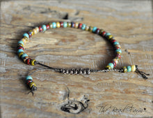 Load image into Gallery viewer, Picasso Seed Bead Bracelet- Adjustable Yoga Bracelet- The Bead Farm