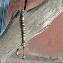 Load image into Gallery viewer, Picasso Seed Bead Bracelet- Adjustable Yoga Bracelet- The Bead Farm