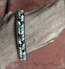 Load image into Gallery viewer, Women’s Leather Wrap Bracelet – Superduo Wraps – The Bead Farm