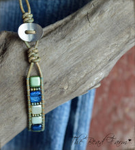 Load image into Gallery viewer, Leather Wrap Bracelet - Tile Wraps - The Bead Farm