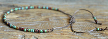 Load image into Gallery viewer, Handmade Dainty Adjustable Yoga Style String Bracelet -or- Anklet