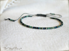 Load image into Gallery viewer, Handmade Dainty Adjustable Yoga Style String Bracelet -or- Anklet