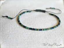 Load image into Gallery viewer, Handmade Dainty Adjustable Yoga Style String Bracelet -or- Anklet