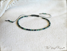 Load image into Gallery viewer, Handmade Dainty Adjustable Yoga Style String Bracelet -or- Anklet