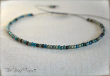 Load image into Gallery viewer, Handmade Dainty Adjustable Yoga Style String Bracelet -or- Anklet